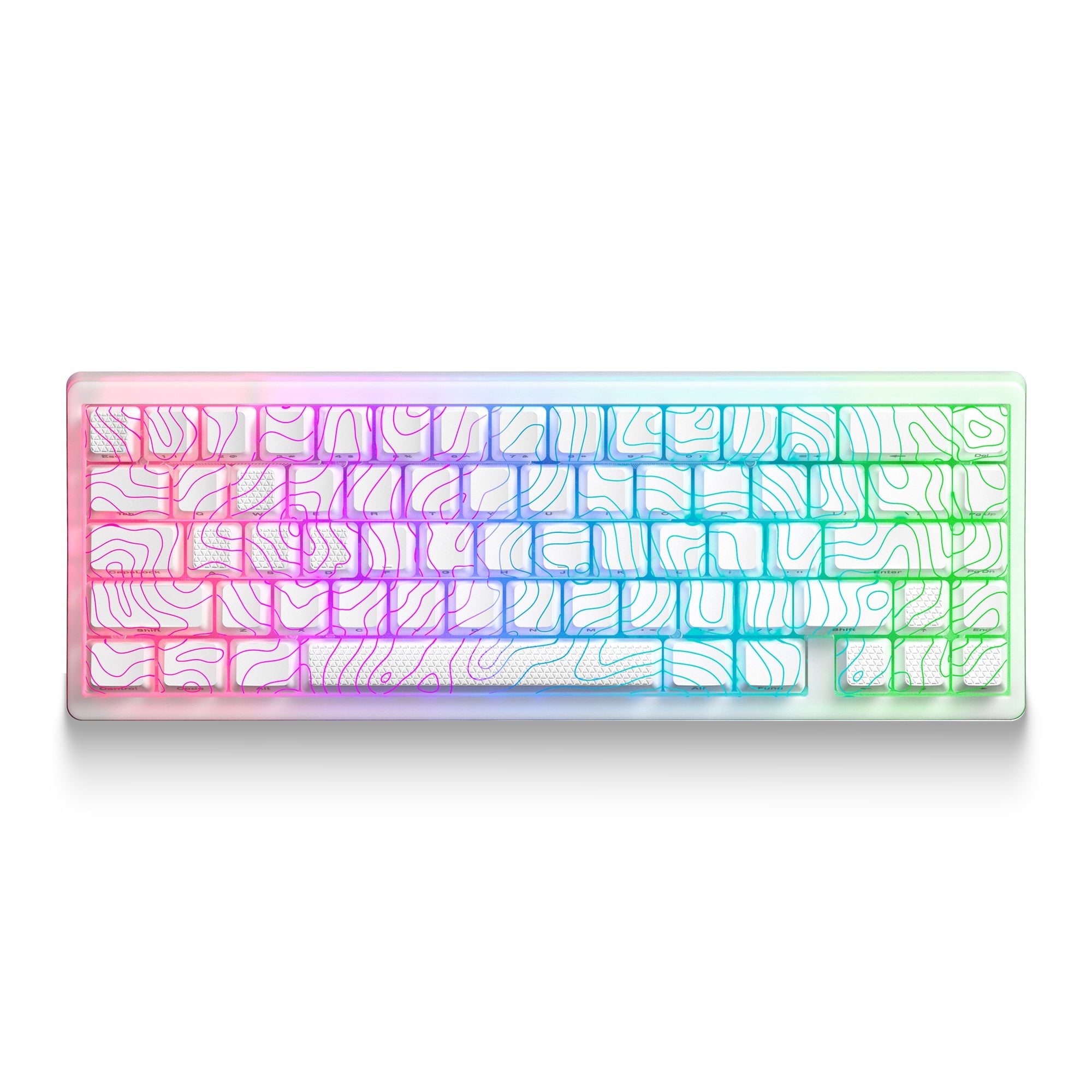 XVX M67 JadeStone Stellar White VIA Tri-Mode Mechanical Keyboard with IMD-Tech Keycaps